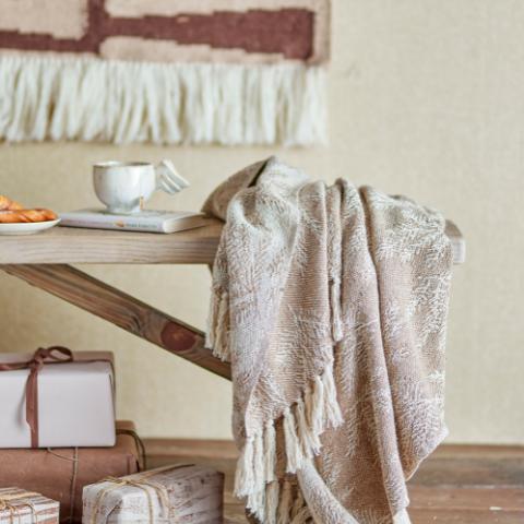 Gabriela Plaid, Marron, Coton recyclé