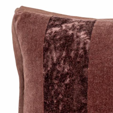 Kosar Cushion, Brown, Cotton
