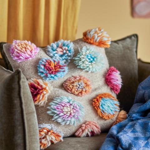 Somma Cushion, Nature, Wool