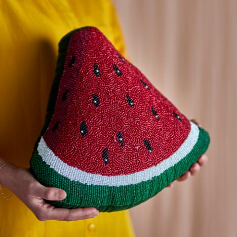 Senga Coussin, Rouge, Coton