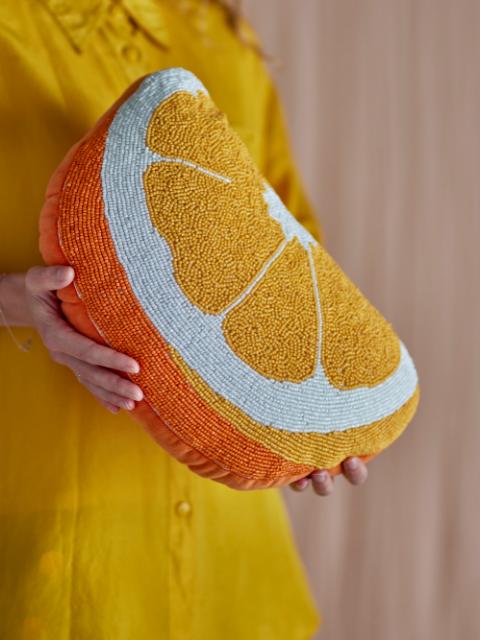 Navelina Coussin, Jaune, Coton