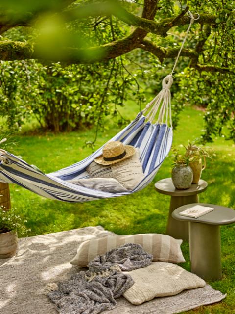 Remo Hammock, Blue, Cotton