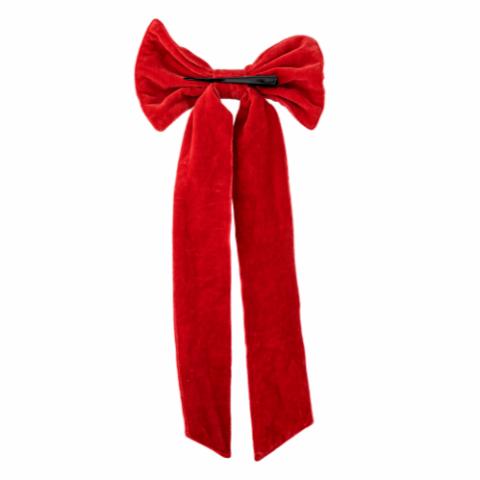 Ruby Nœud Décoratif, Rouge, Coton