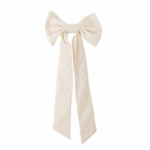 Ruby Dekorations Sløjfe, Hvid, Bomuld