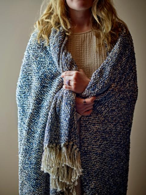 Ocean Decke, Blau, Polyester