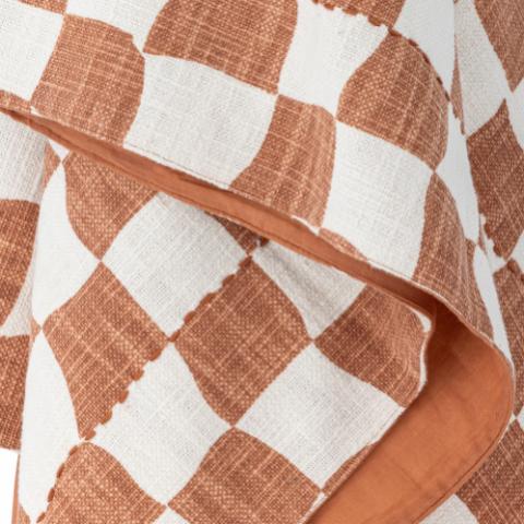 Chola Throw, Brown, Cotton OEKO-TEX®