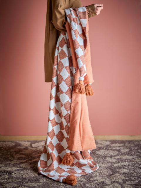Chola Plaid, Brun, Bomuld OEKO-TEX®