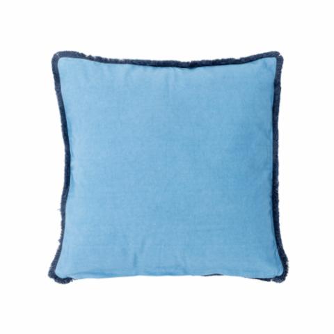 Laval Cushion, Blue, Cotton