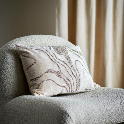 Adelona Coussin, Marron, Viscose