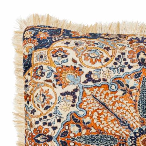 Asu Cushion, Brown, Viscose