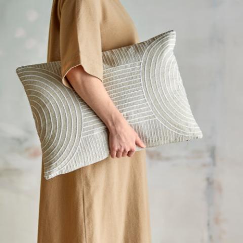 Chun Cushion, Nature, Cotton