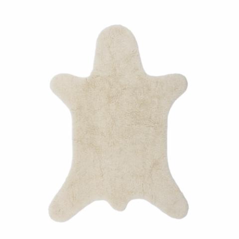Bear Tapis, Blanc, Laine