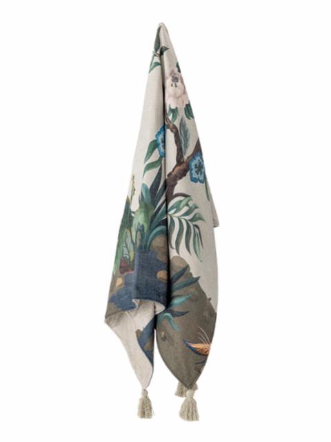 Peacock Decke, Grün, Polyester