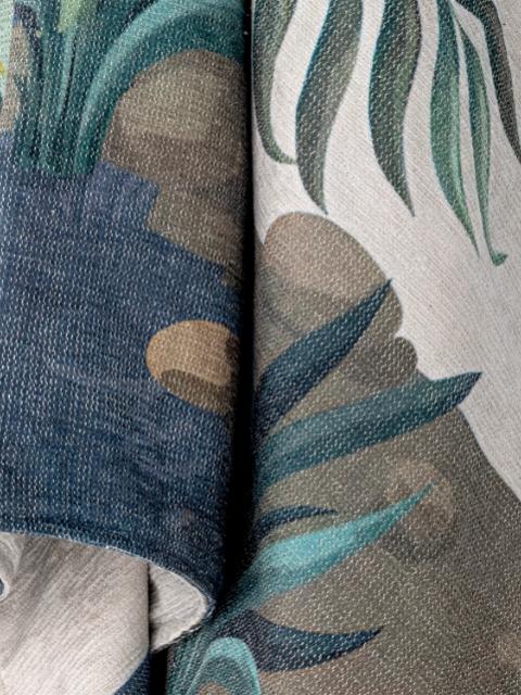 Peacock Throw, Green, Polyester