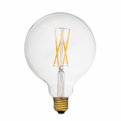 Mega Edison LED pære, Klar, Glas