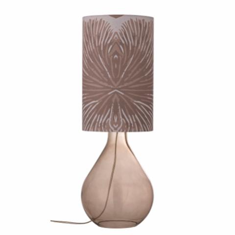 Leni Table lamp, Brown, Glass
