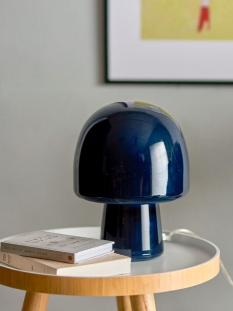 Paddy Table lamp, Blue, Glass