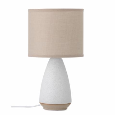 Paprica Table lamp, White, Stoneware