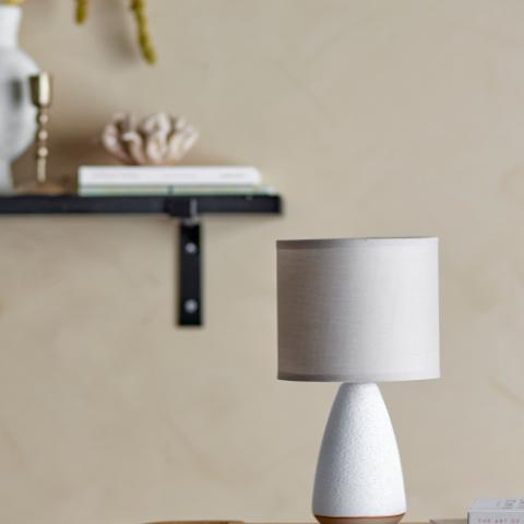 Paprica Lampe de table, Blanc, Grès
