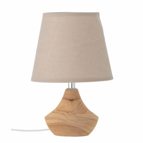 Panola Table lamp, Nature, Rubberwood