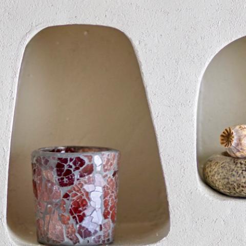 Evalyn Photophore, Rose, Verre recyclé