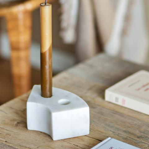 Florida Bougeoir, Blanc, Marbre