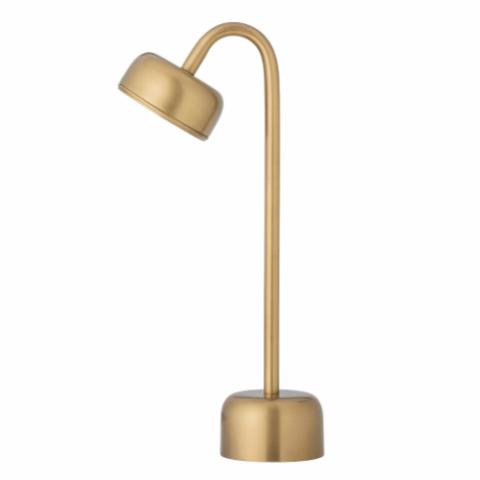 Nico Portable Lampe, Rechargeable, Brass, Metal
