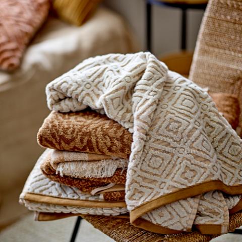 Malou Serviette, Nature, Coton OEKO-TEX®