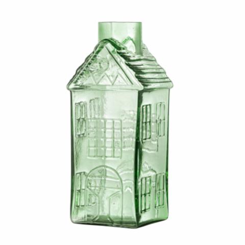 Kammy Vase, Green, Recycled Glass