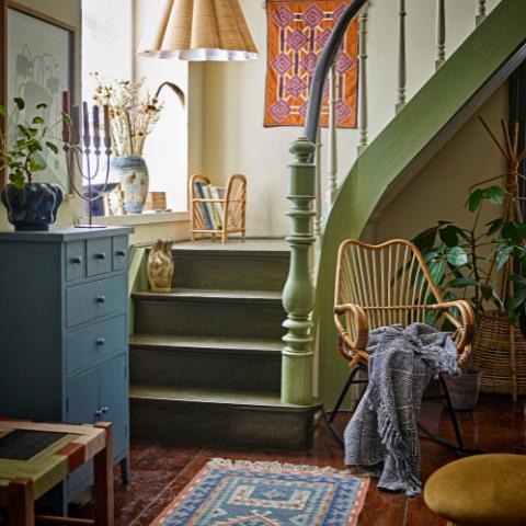 Sille Pendant Lamp, Nature, Raffia