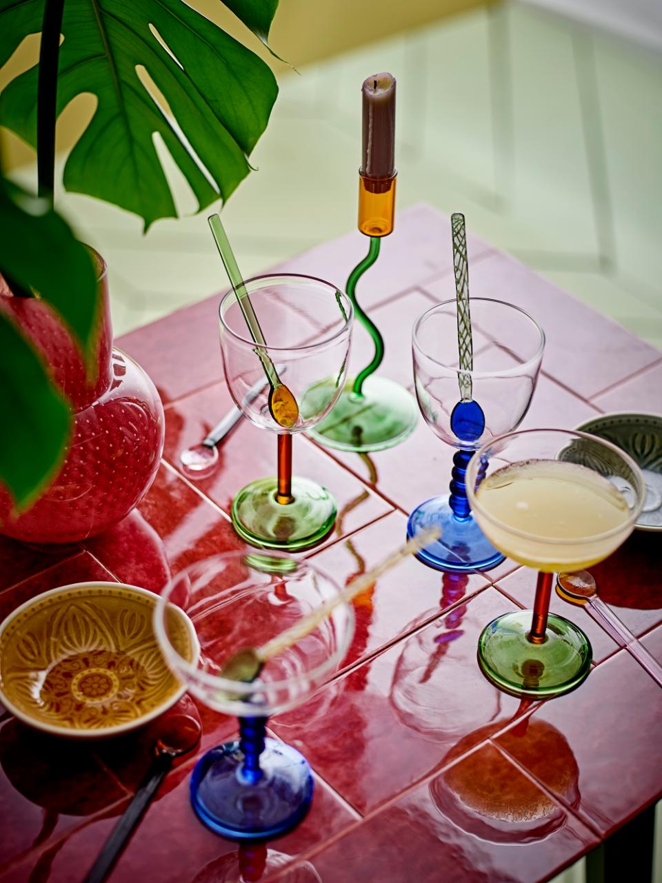 Martine Weinglas, Bunt, Glas
