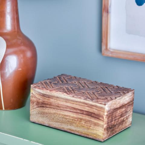 Vercelli Boîte avec couvercle, Nature, Mango