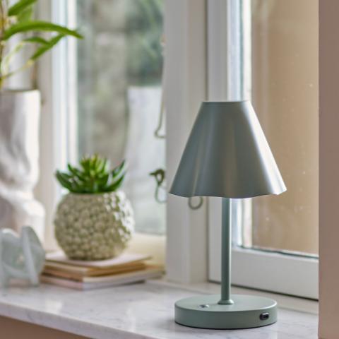 Lianna Portable Lampe, Rechargeable, Green, Metal