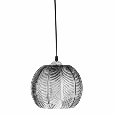 Adar Pendant Lamp, Grey, Glass