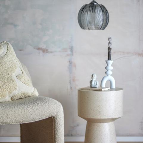 Adar Lampe à suspension, Gris, Verre