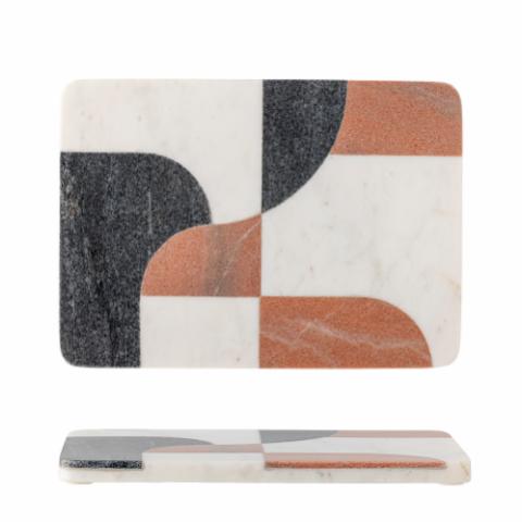 Jazzi Cutting Board, Multi, Marble