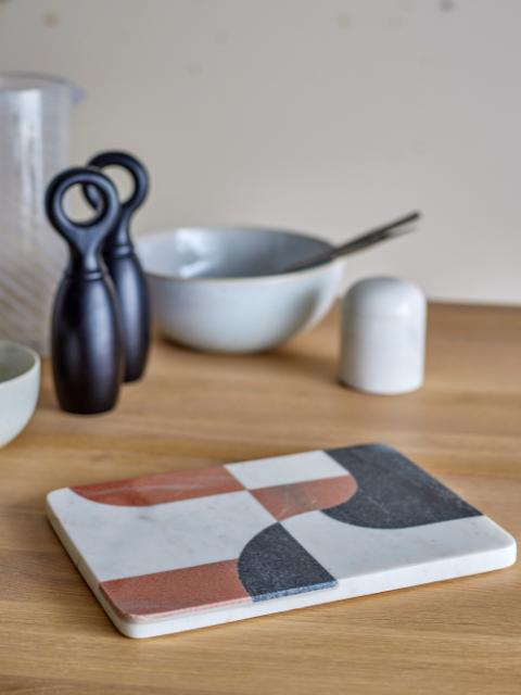 Jazzi Cutting Board, Multi, Marble