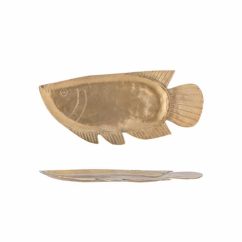 Fabius Tray, Gold, Metal