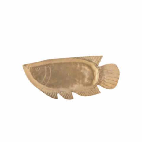 Fabius Tray, Gold, Metal