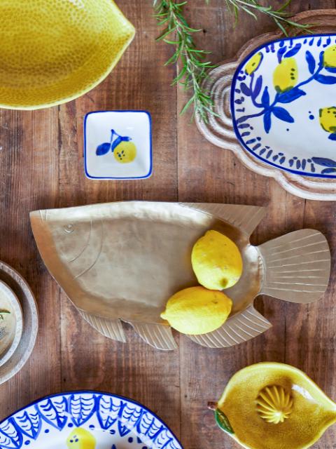 Fabius Tray, Gold, Metal