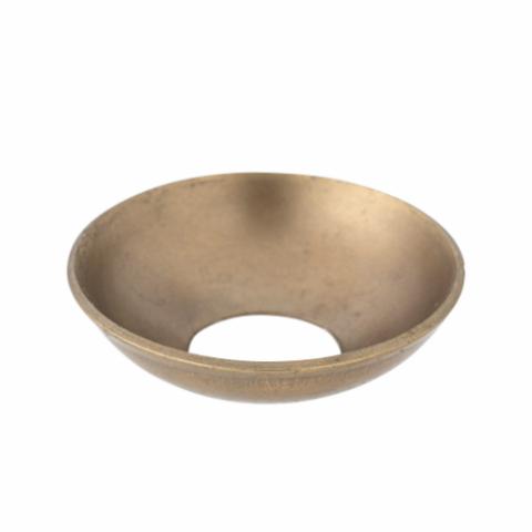 Fargo Candle Cuff, Gold, Metal