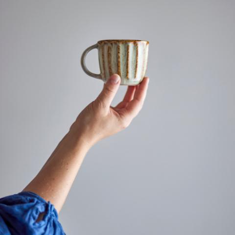 Fleur Tasse, Nature, Grès