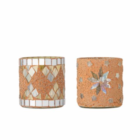 Miya Votive, Nature, Glass