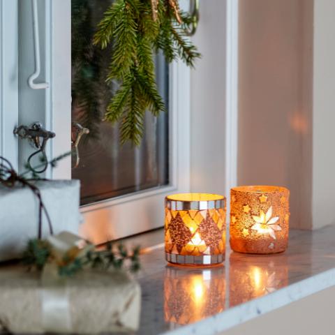 Miya Votive, Nature, Glass