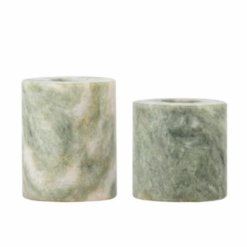 Kokoro Bougeoir, Verte, Marbre