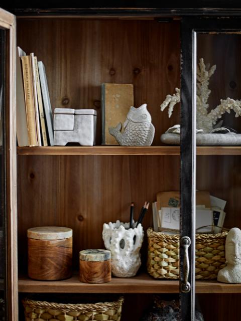 Lisanne Jar w/Lid, Nature, FSC®100%, Acacia