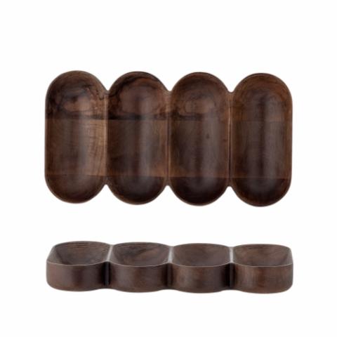 Maluna Serveringsbakke, Brun, FSC® 100%, Mango