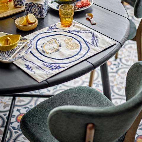 Karlie Cruche avec couvercle , Bleu, Grès