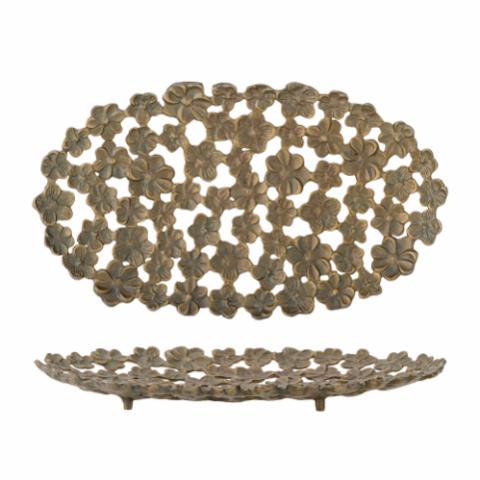 Micha Tray, Brass, Aluminum