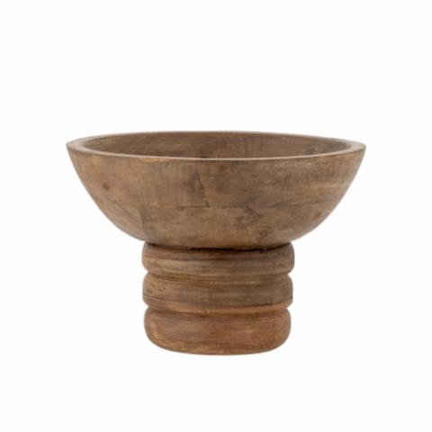 Nanuka Pedestal Bowl, Nature, FSC 100%® Mango